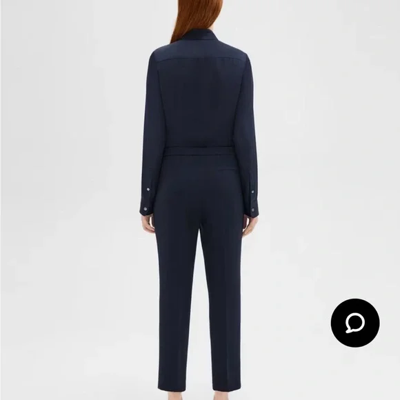 NWT Crepe cropped Trouser Pant